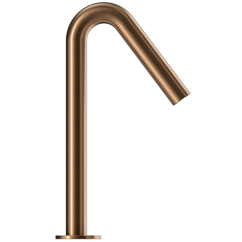PVD copper finish, infrared sensor tap