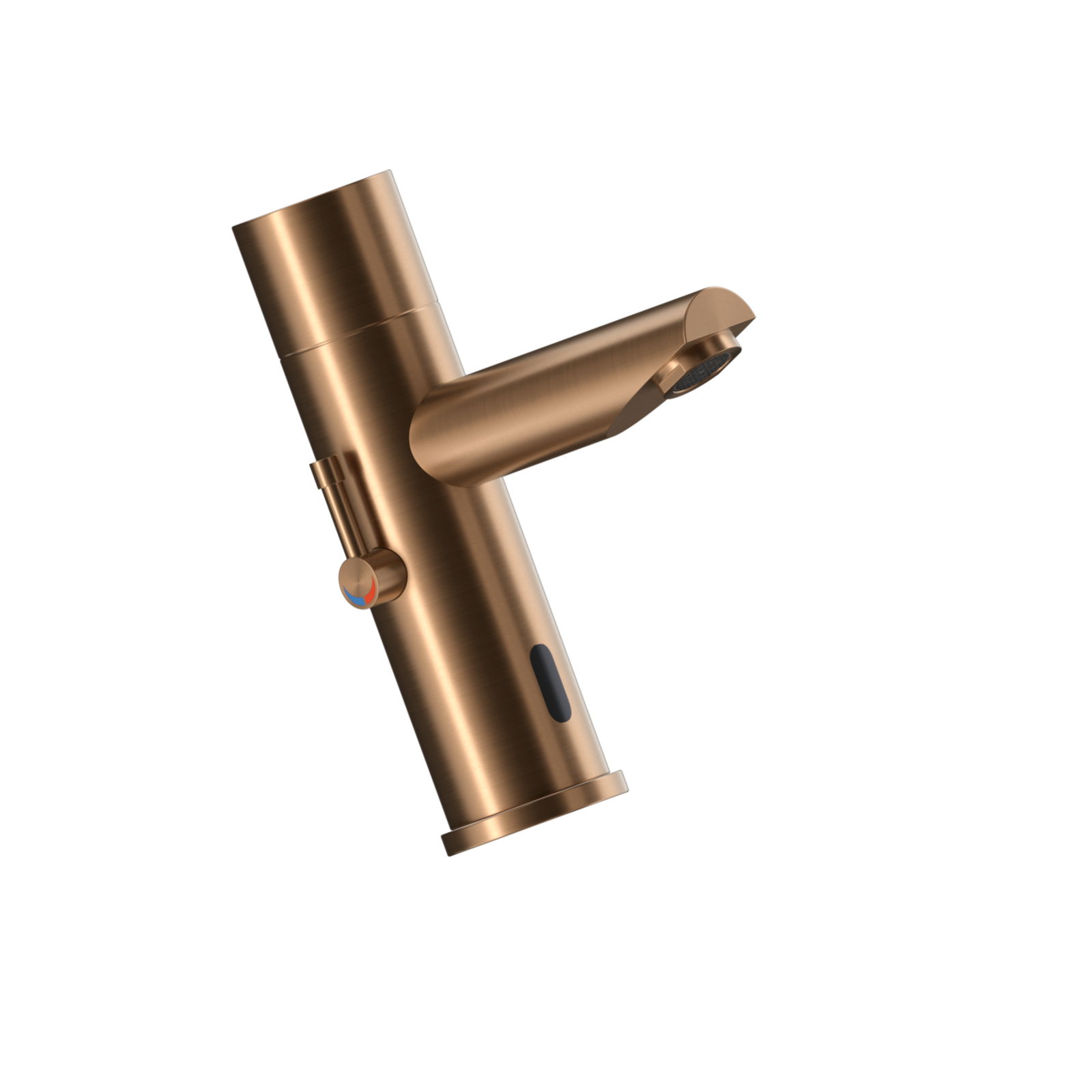 Stainless-steel mixer, PVD copper finish
